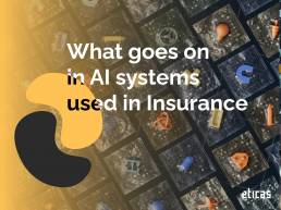 What goes on in AI systems in insurance